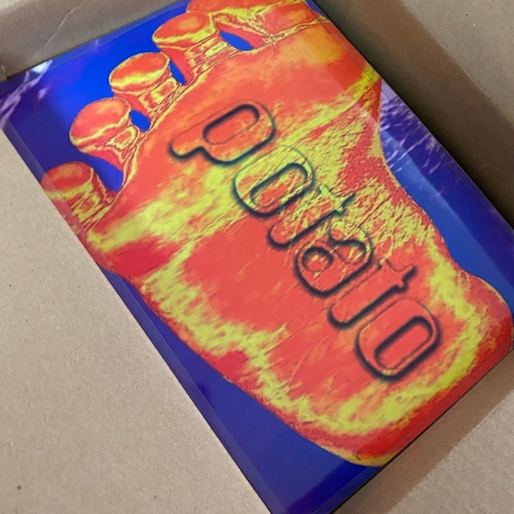 🥳🦶🏻🥔 SOLD OUT limited pairs IMRAN POTATO Caveman Slippers OSFA 🥔🦶🏻🥸 - Picture 7 of 11